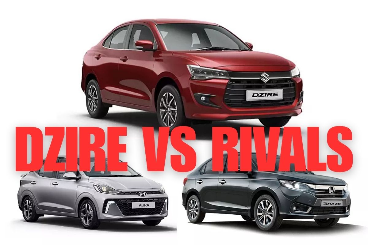 dzire vs rivals