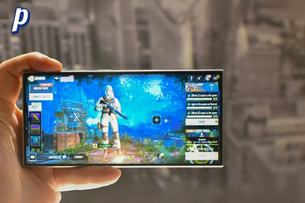 Call of Duty: Mobile on the Samsung Galaxy S24 Ultra (Image credit: Philip Berne / Future)