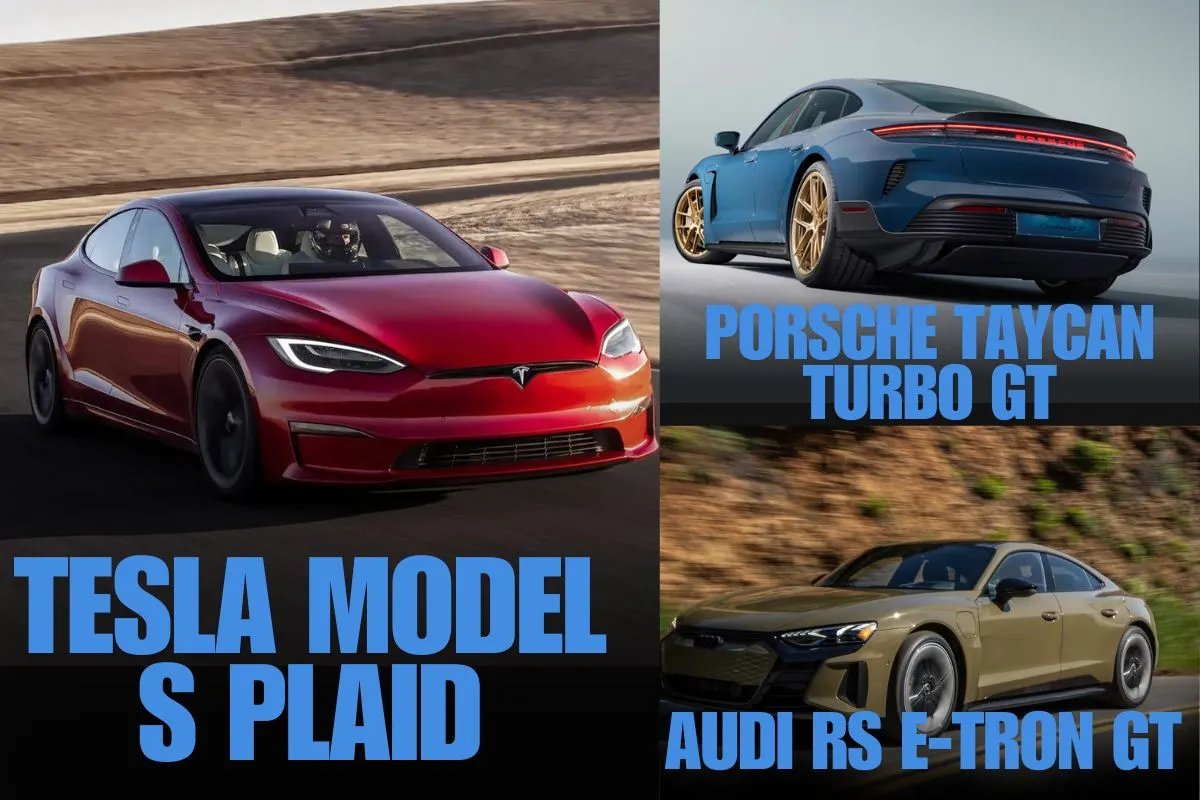 tesla vs audi vs porsche