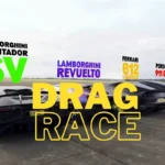 Explosive Drag Race: Ferrari, Porsche, and Lamborghinis Battle in the Loudest Drag Race Ever