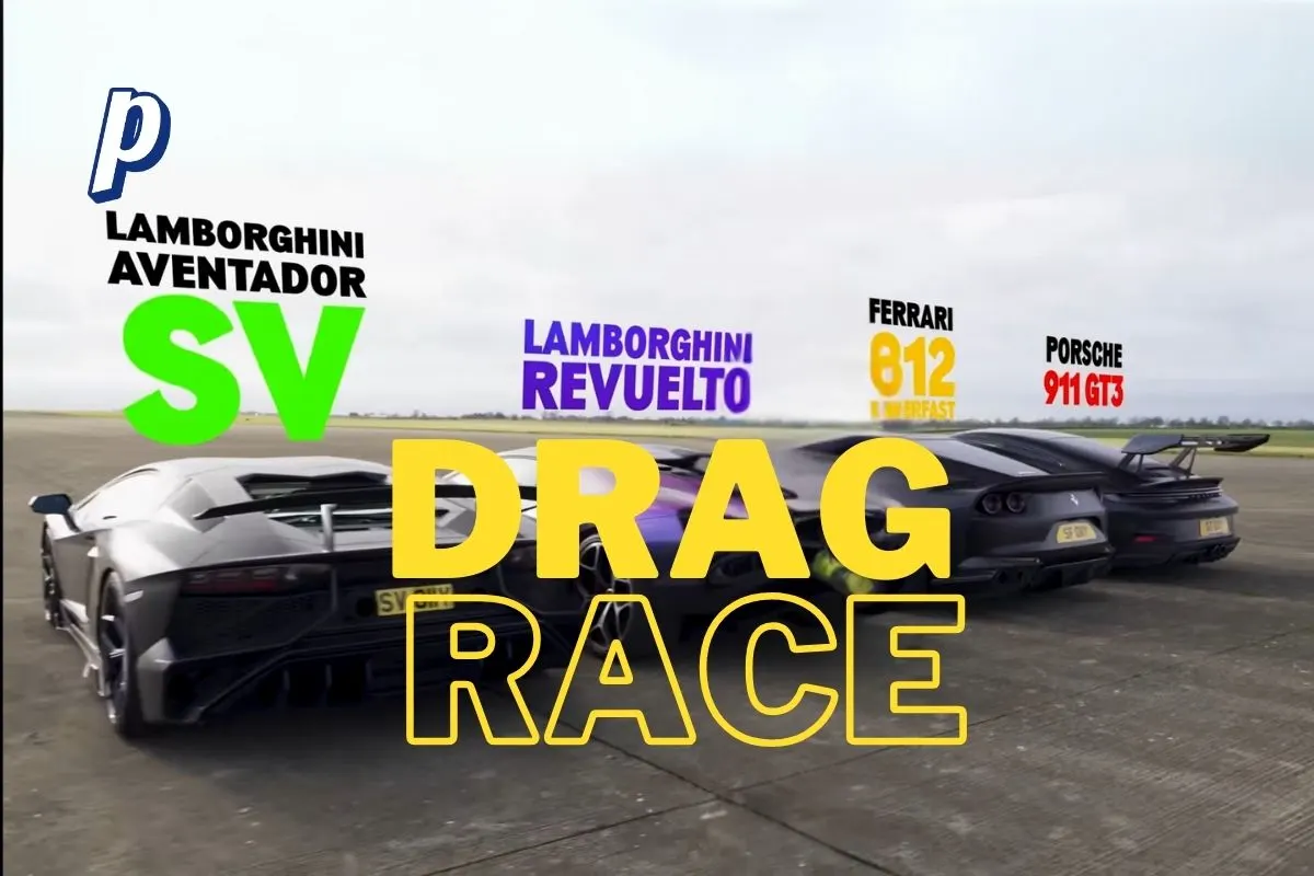 Explosive Drag Race: Ferrari, Porsche, and Lamborghinis Battle in the Loudest Drag Race Ever