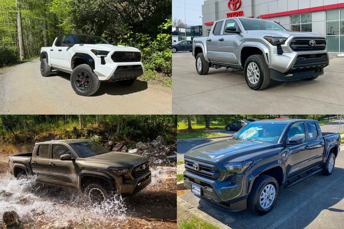 From SR to TRD Pro: Which Tacoma Trims Come with 4x4?